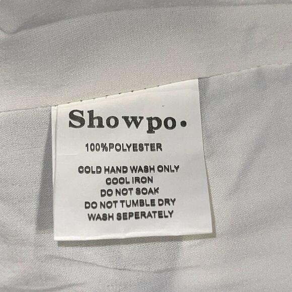 Showpo. Erine Mini Dress Long Sleeve Sequin Dress Silver 4 - Picture 12 of 12